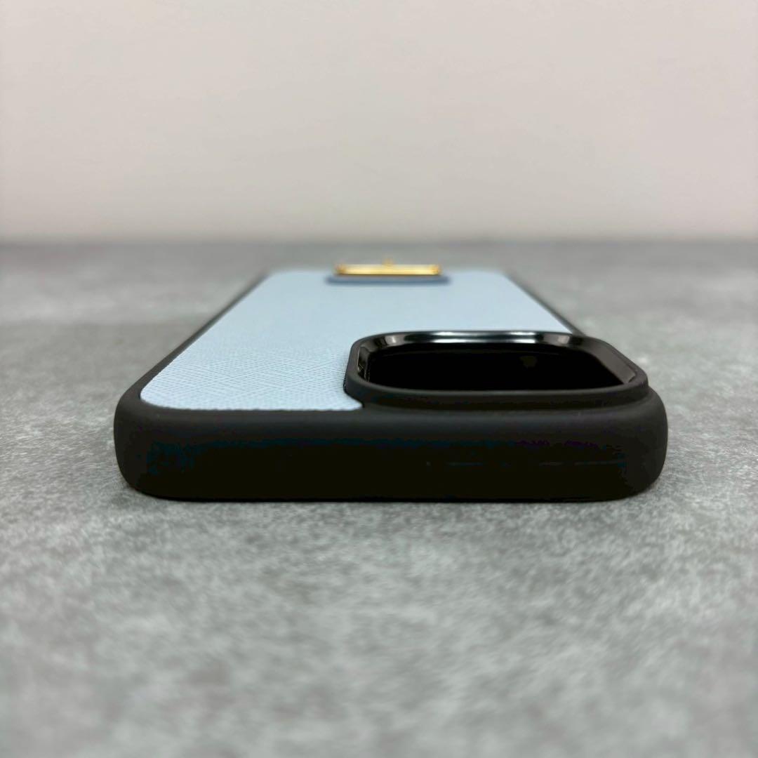 現行品 未使用品 プラダ iPhone16pro max スマホケース 三角ロゴ