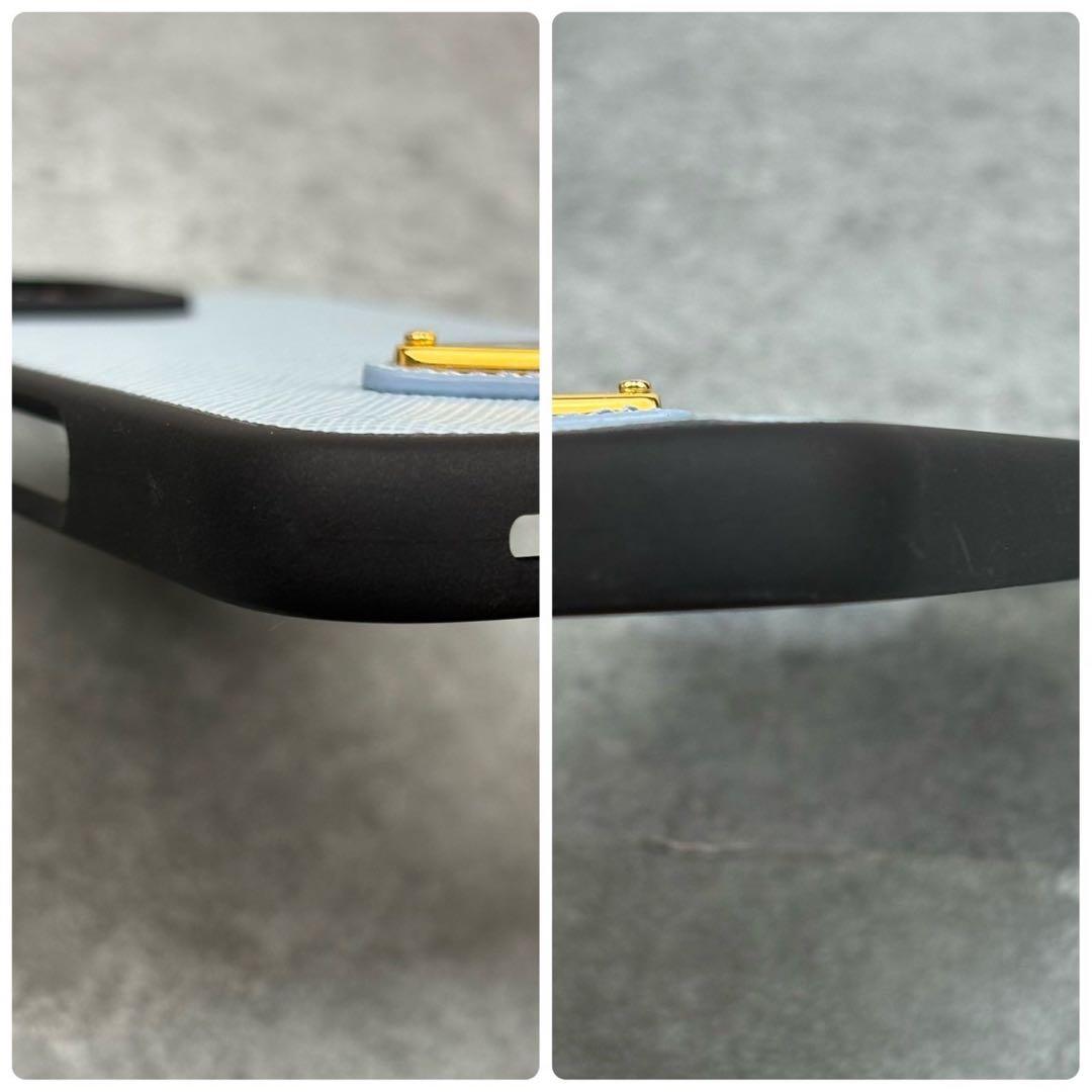 現行品 未使用品 プラダ iPhone16pro max スマホケース 三角ロゴ