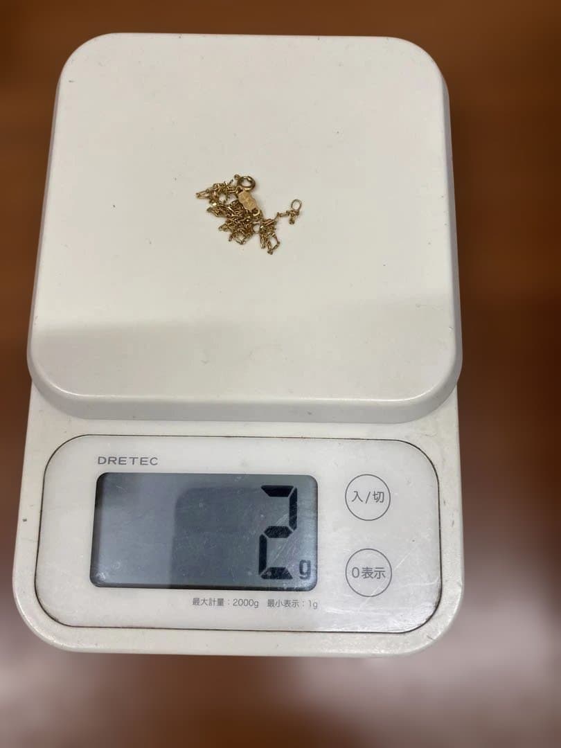 UNOAERRE K18 750 ネックレス