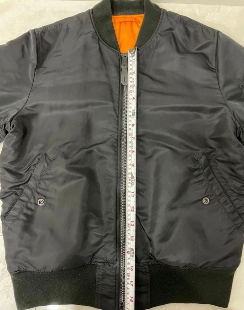 ALPHA INDUSTRIES MA1 ブラックLサイズ　アルファ　Alpha