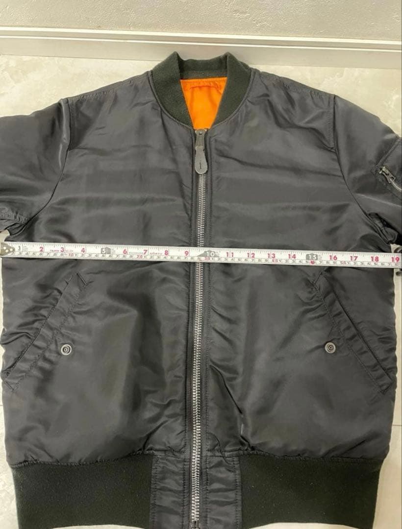 ALPHA INDUSTRIES MA1 ブラックLサイズ　アルファ　Alpha