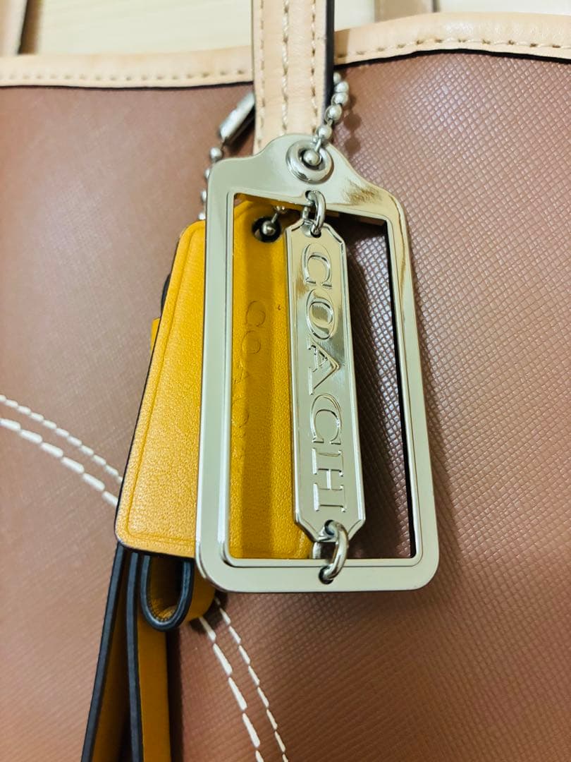 COACH パーク メトロ ホース アンドキャリッジ トートバッグ　ブラウン