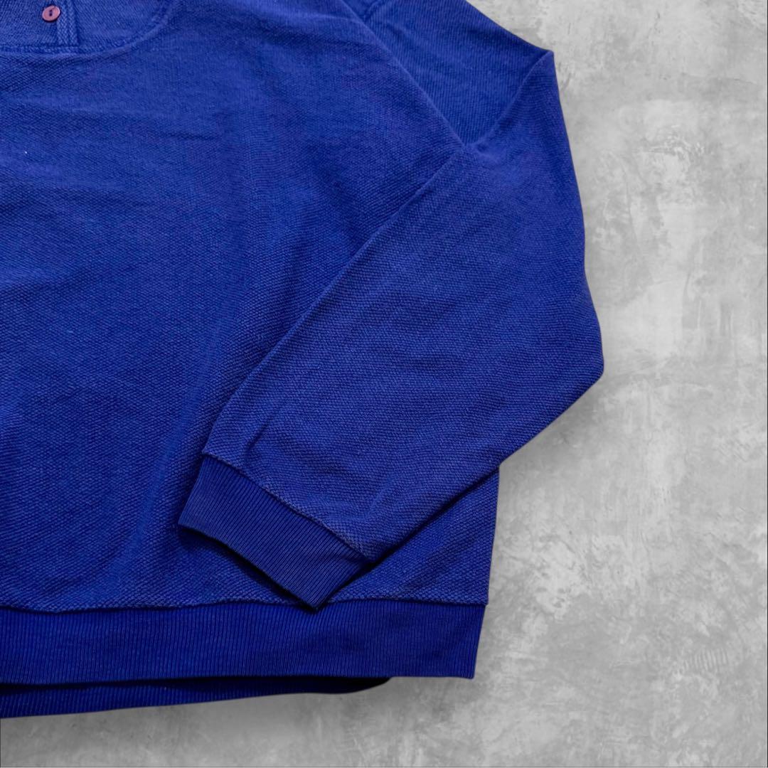 パタゴニア ヴィンテージ ヘンリーネック トップス ブルー 香港製 希少