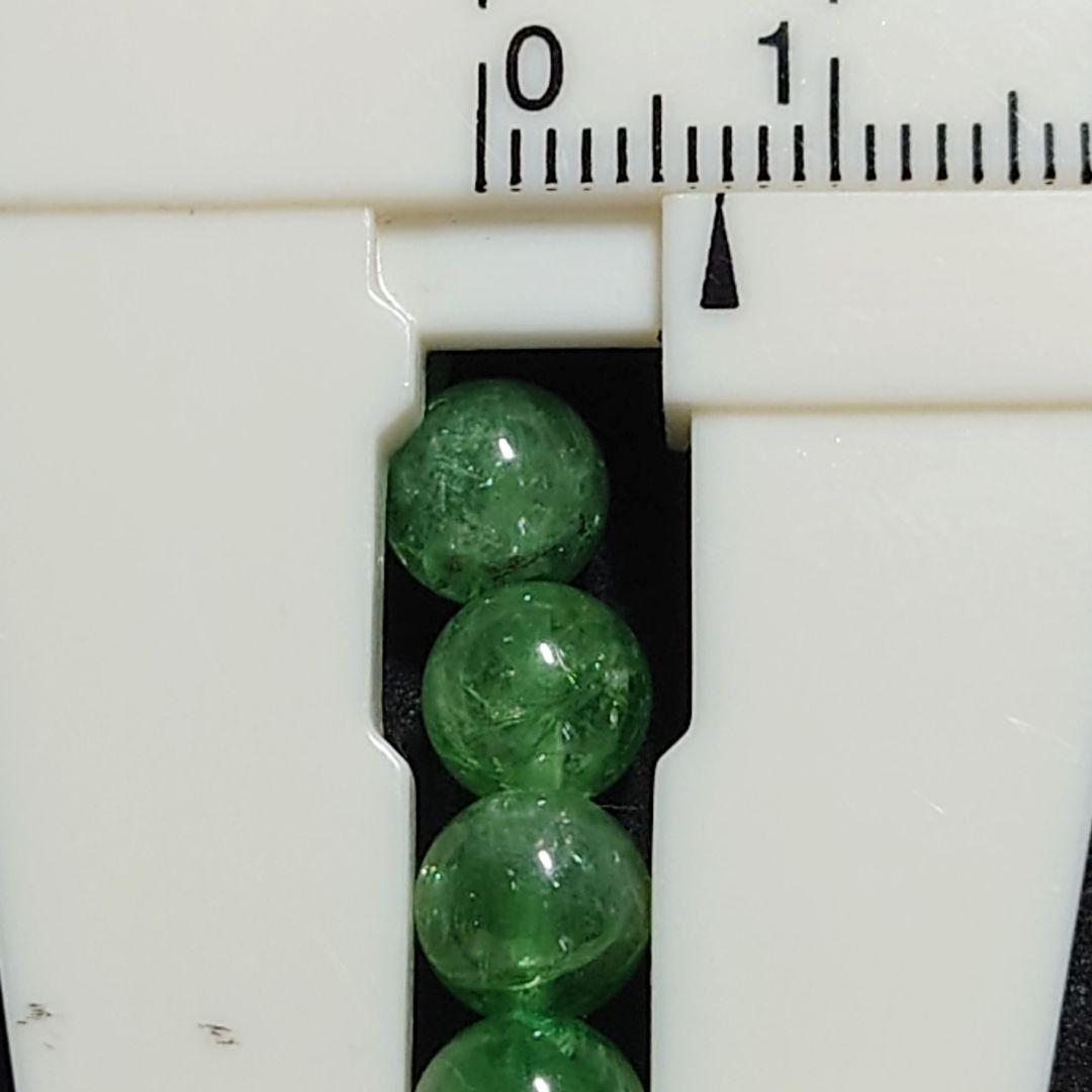 ★(Gouden Prins！)クリアツァボライト 6.8ミリ珠ブレス①