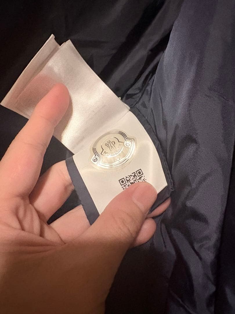 未使用品　モンクレール　ダウン　FATSIAN ネイビー　ダウン　コート