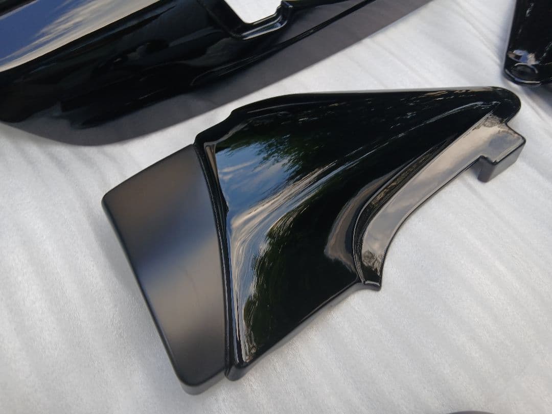 Kawasaki カワサキ ゼファー750 外装セット　ツヤ黒　※錆び取り剤付き