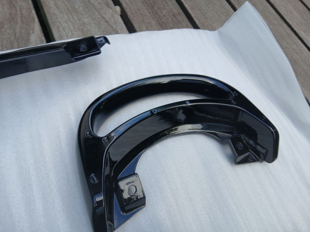 Kawasaki カワサキ ゼファー750 外装セット　ツヤ黒　※錆び取り剤付き