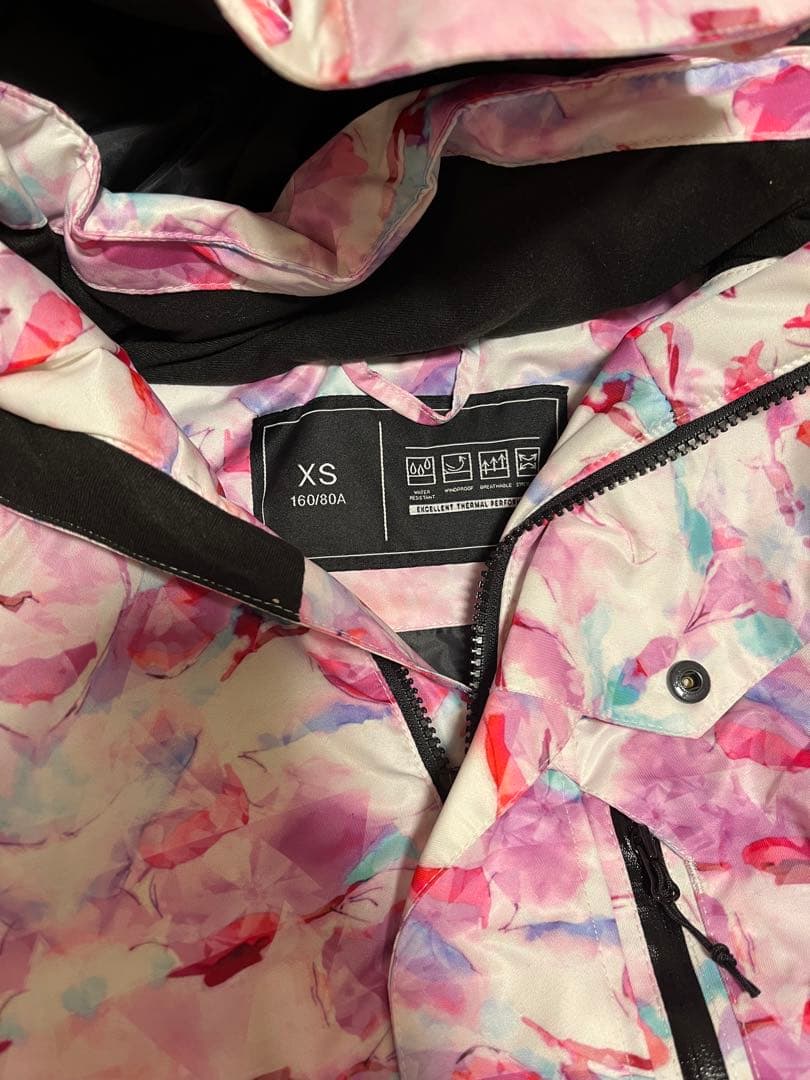 スノーボードウェアセット XS ピンク系