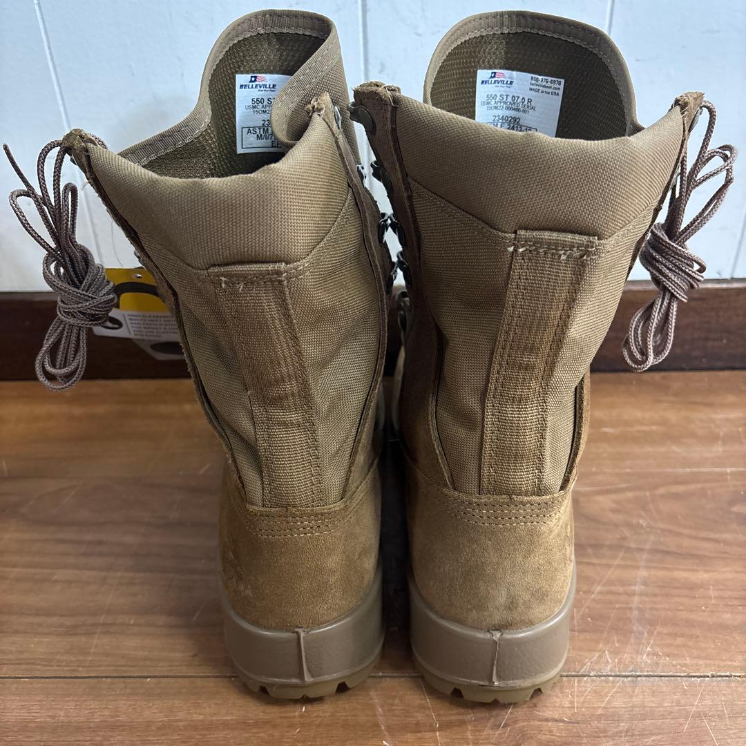タグ付き　未使用品　米軍　実物　BELLEVILLE 25cm 送料無料