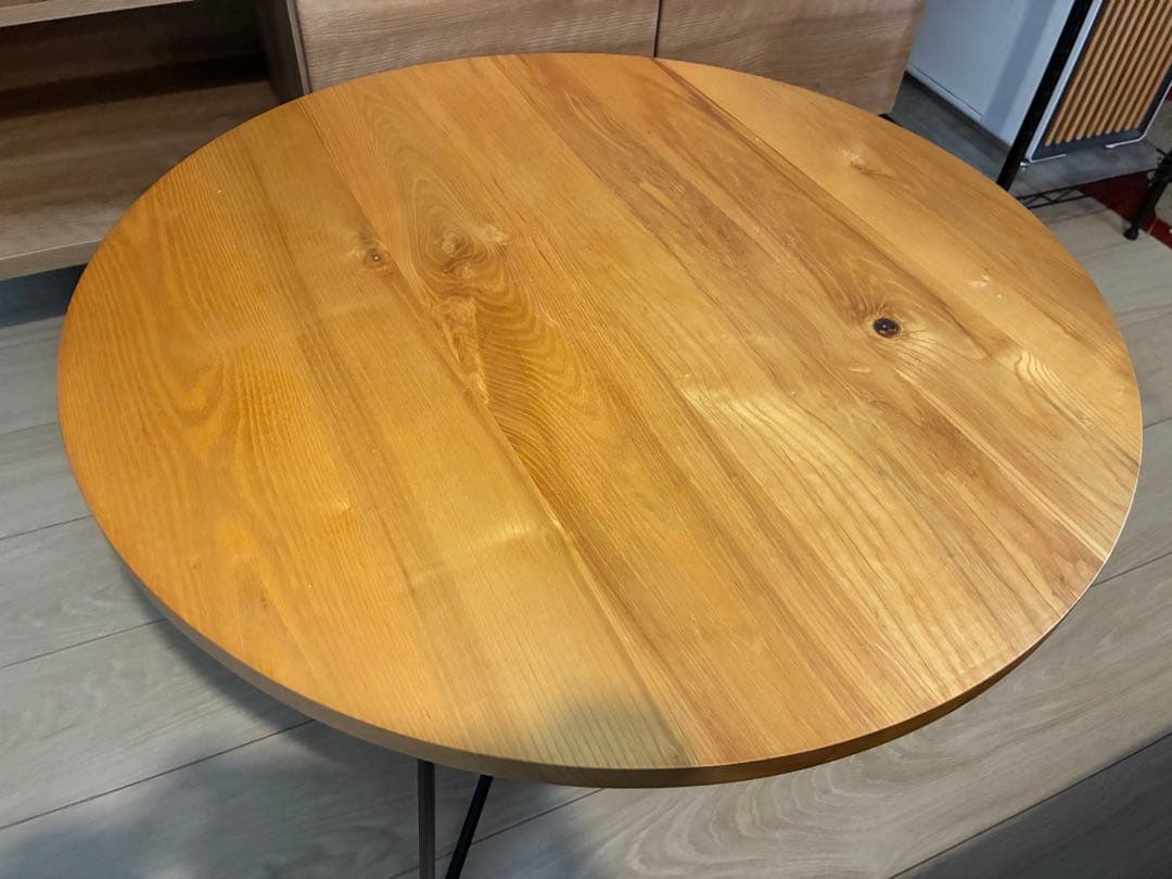 ライフファニチャー / TH アッシュ ローテーブル 円形