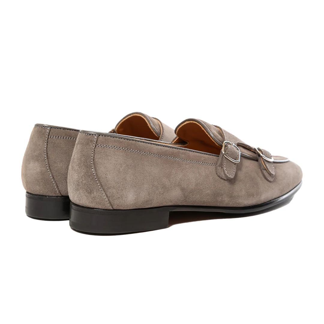 バーウィック　ダブルモンク　ローファー BERWICK 5111GOSG グレー