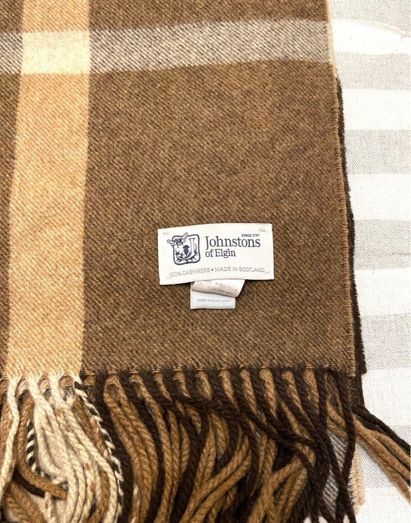 【特価！定価93,500円】ジョンストンズ エストネーション別注カシミヤストール