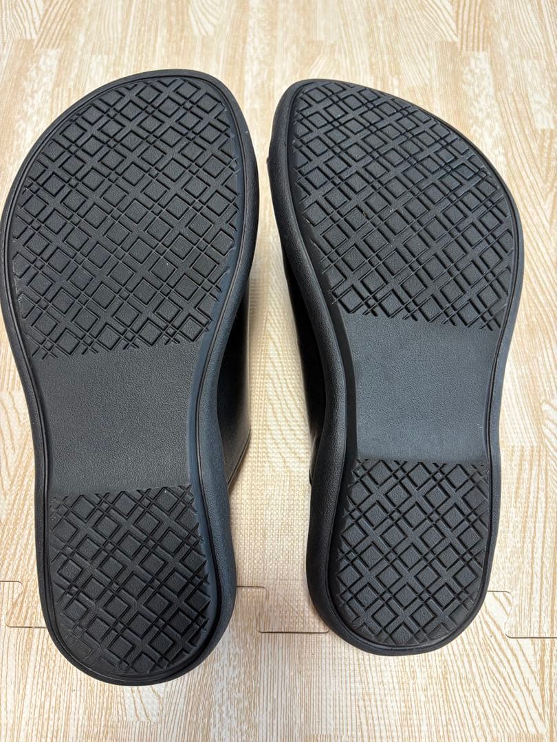 ADAM ET ROPÉレザーサンダル / ブラック サイズ42