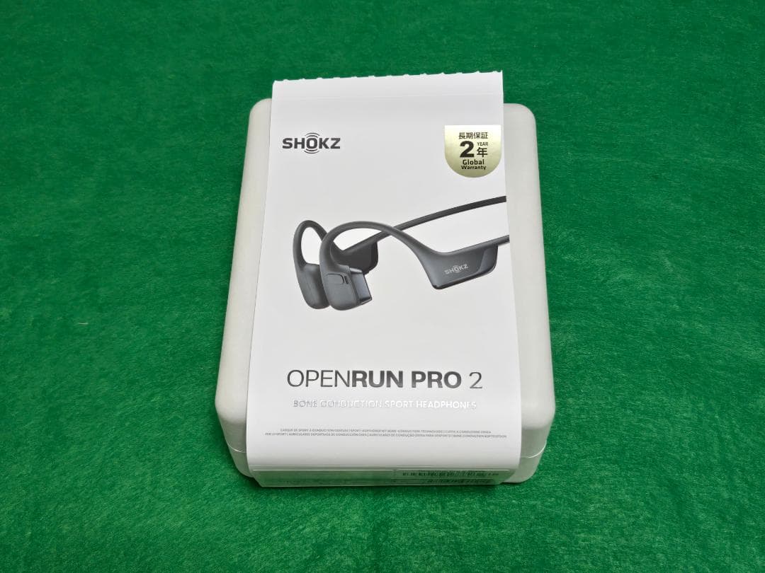 Shokz OpenRun Pro 2 ワイヤレスイヤホン オープンイヤー 黒