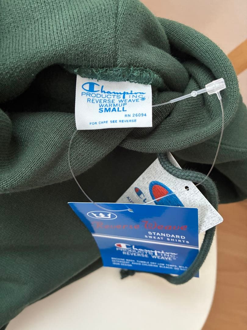 Champion ロンハーマン別注プルオーバーフーディ グリーン パーカー S