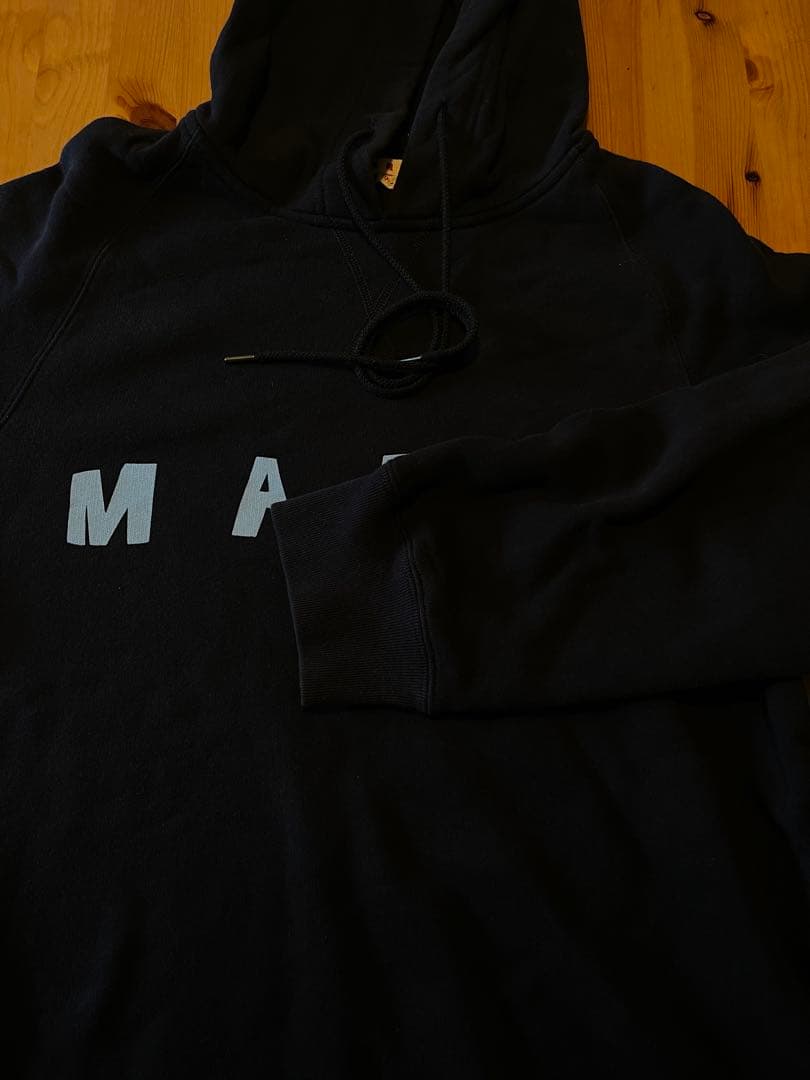 MARNI フード付きスウェット ネイビー