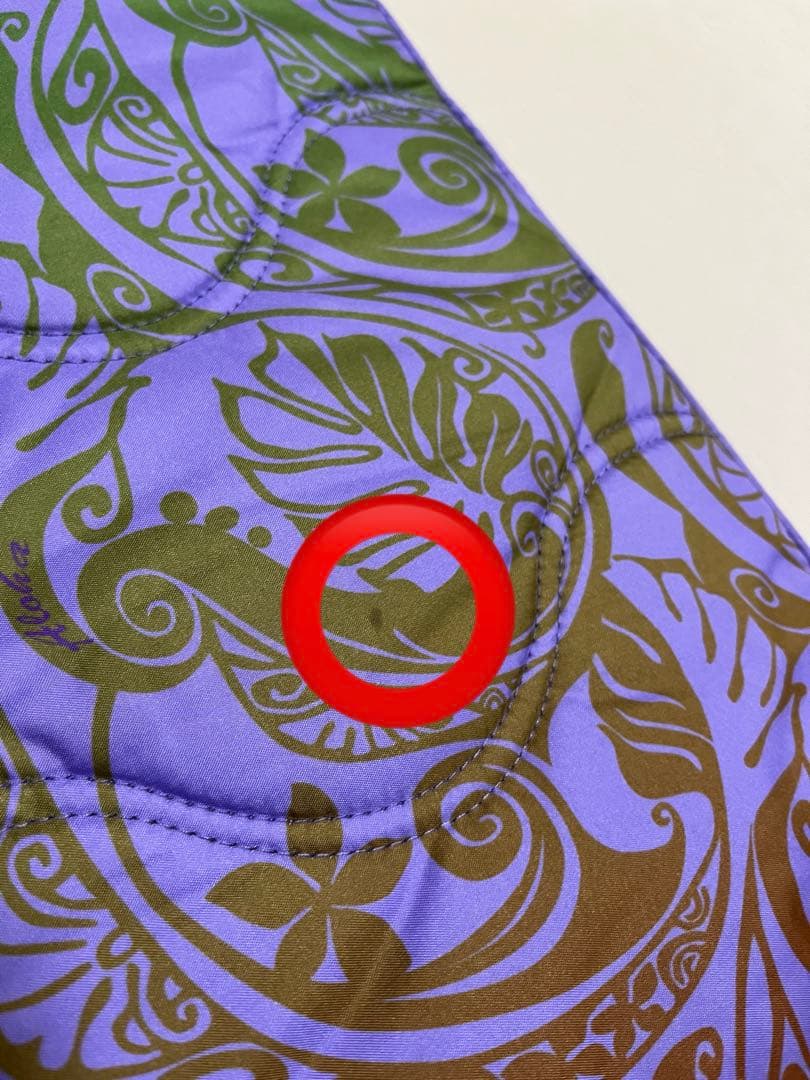 フラダンス　大判トートバック　パープル