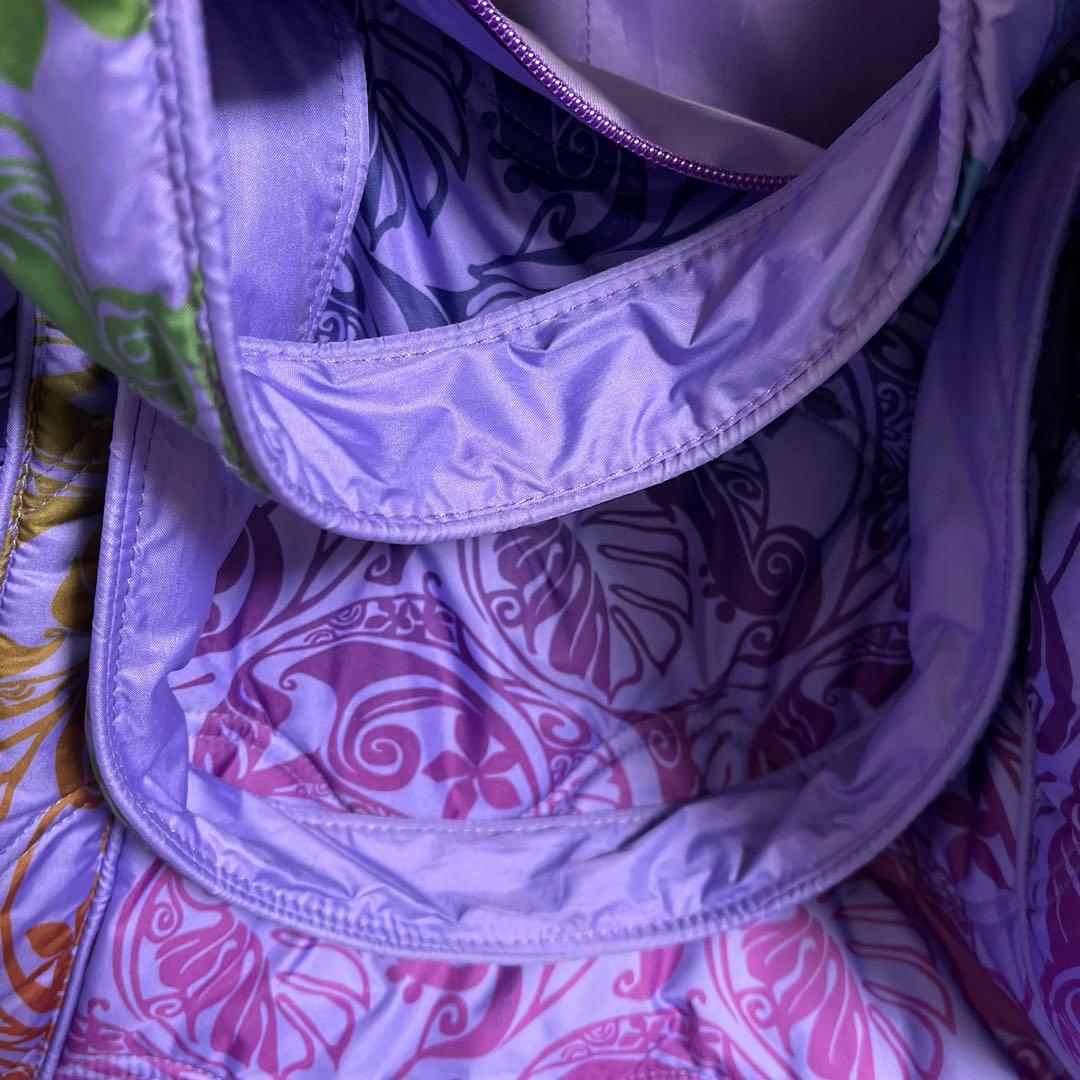 フラダンス　大判トートバック　パープル