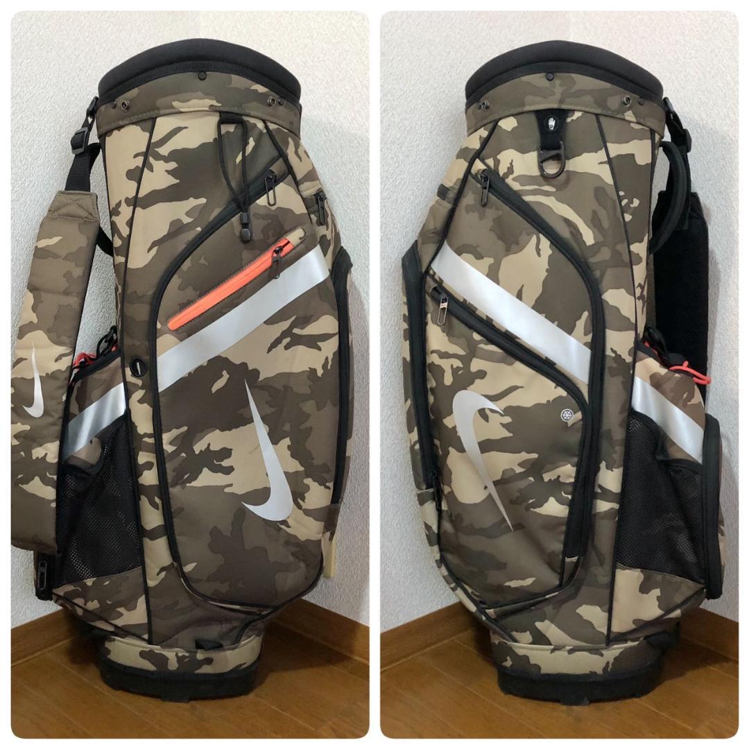 【希少】 NIKE ナイキ ゴルフ キャディバッグ 14分割 迷彩 カモフラ