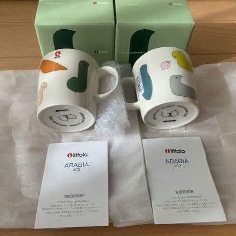 箱付未使用 ittala ミナペルホネン 2020年限定バード 食器セット6点