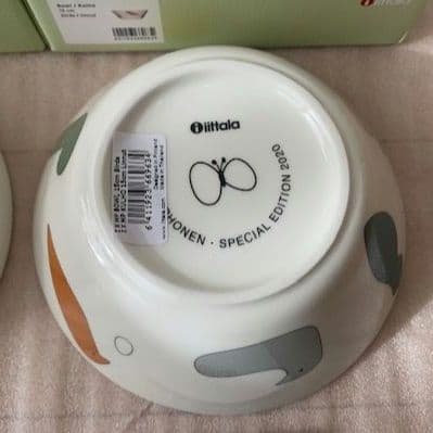 箱付未使用 ittala ミナペルホネン 2020年限定バード 食器セット6点