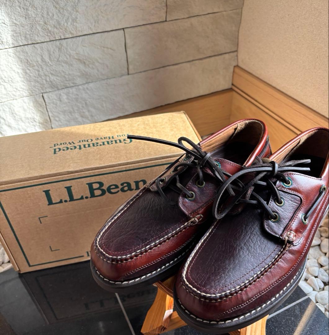 新品 箱あり llbean アラガッシュバイソンハンドソーン オックスフォード