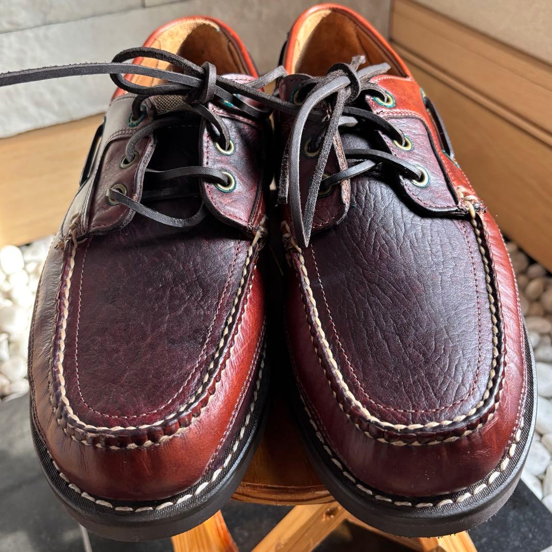 新品 箱あり llbean アラガッシュバイソンハンドソーン オックスフォード