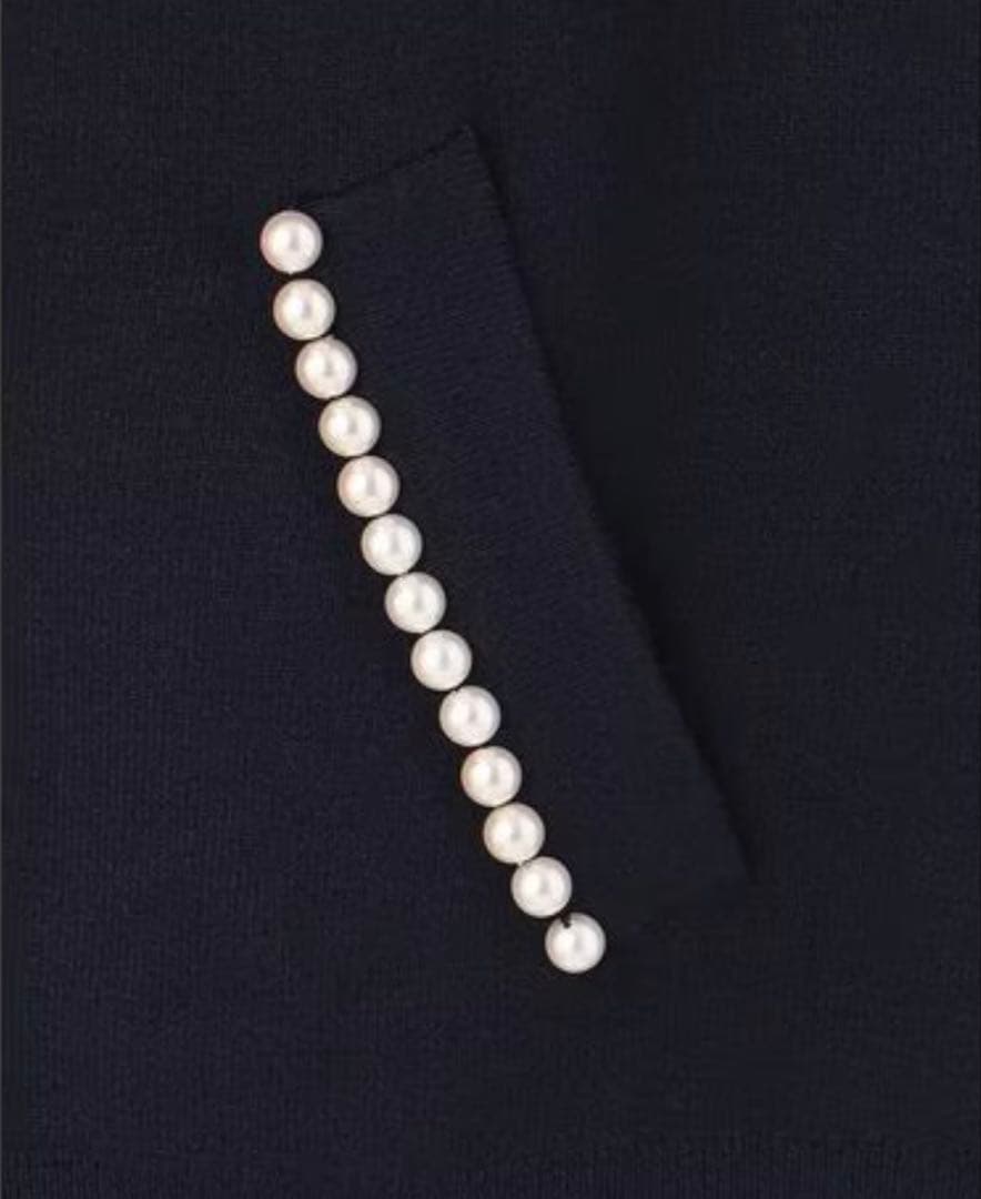 TOCCA トッカ【洗える】ＰＥＡＲＬ　ＨＯＯＤＩＥフーディー　パール パーカー