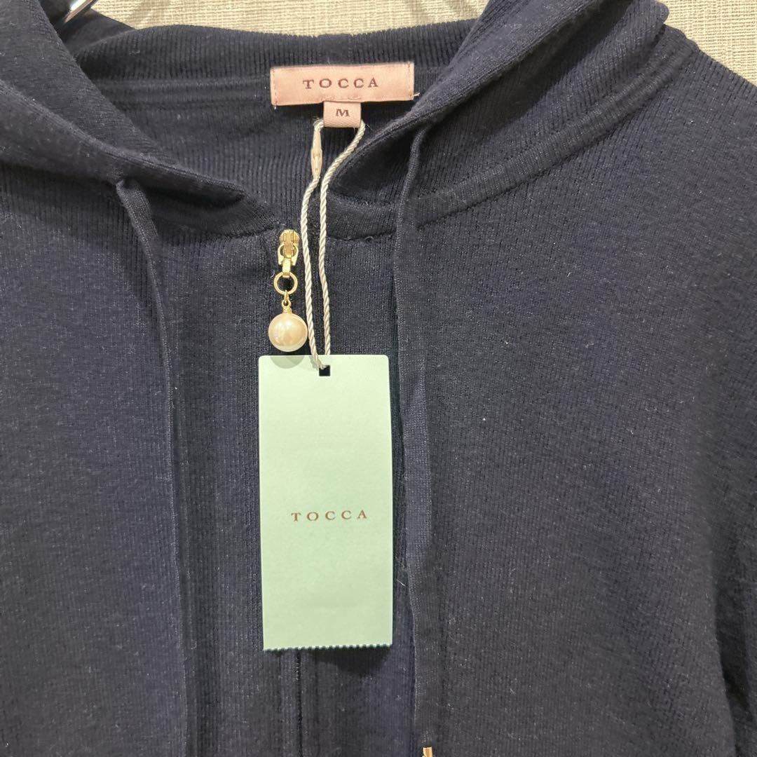 TOCCA トッカ【洗える】ＰＥＡＲＬ　ＨＯＯＤＩＥフーディー　パール パーカー