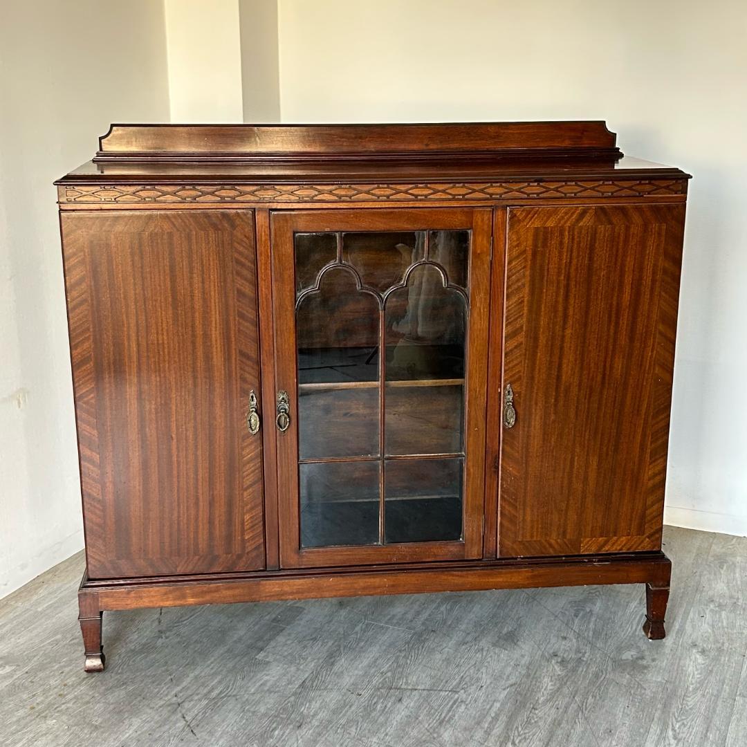 イギリス アンティーク　家具 ブックケース キャビネット 1930年頃 489A