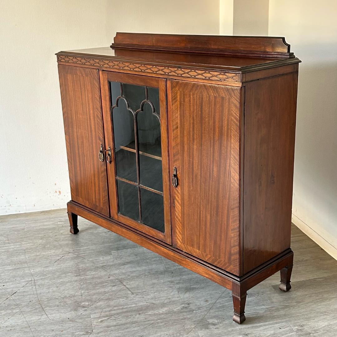 イギリス アンティーク　家具 ブックケース キャビネット 1930年頃 489A