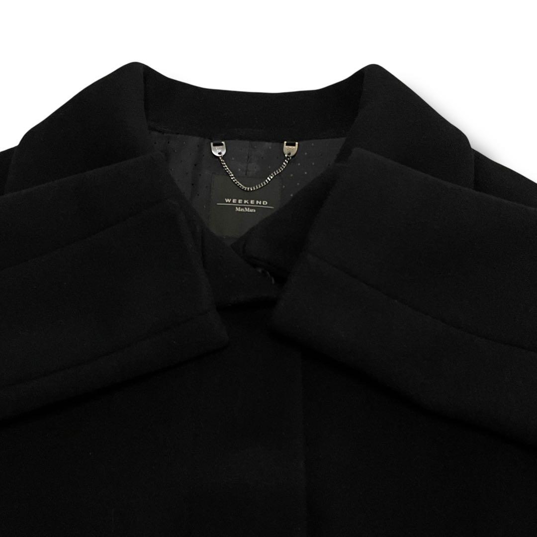 極美品✨ マックスマーラウィークエンド ウールコート 上質 ブラック 36