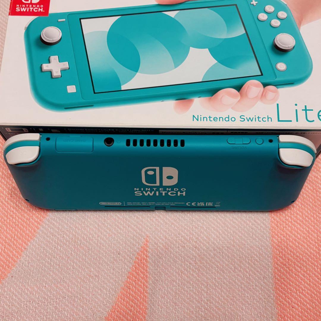 【Nintendo Switch Lite】ターコイズ 箱有り ジャンク品