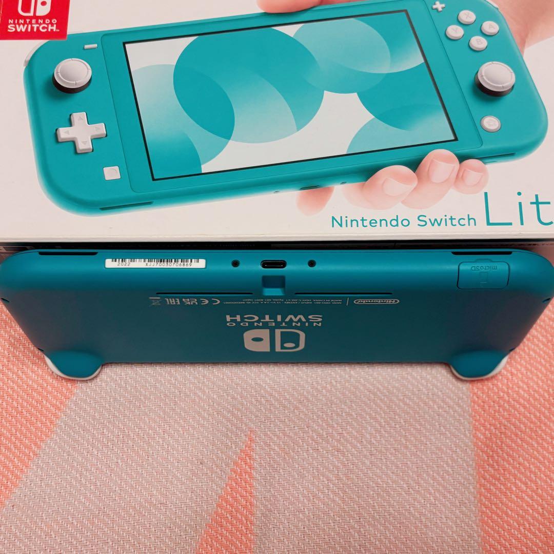 【Nintendo Switch Lite】ターコイズ 箱有り ジャンク品