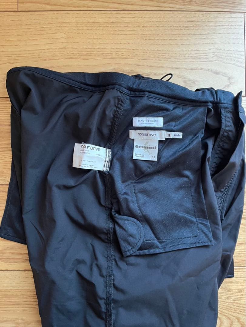 nonnative ブラックパンツ