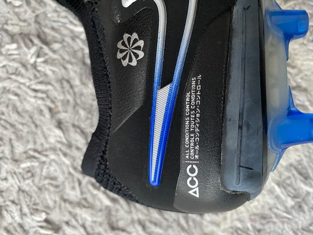 NIKE ティエンポ 人工芝 26.5 黒 新品未使用 サッカースパイク 袋付き