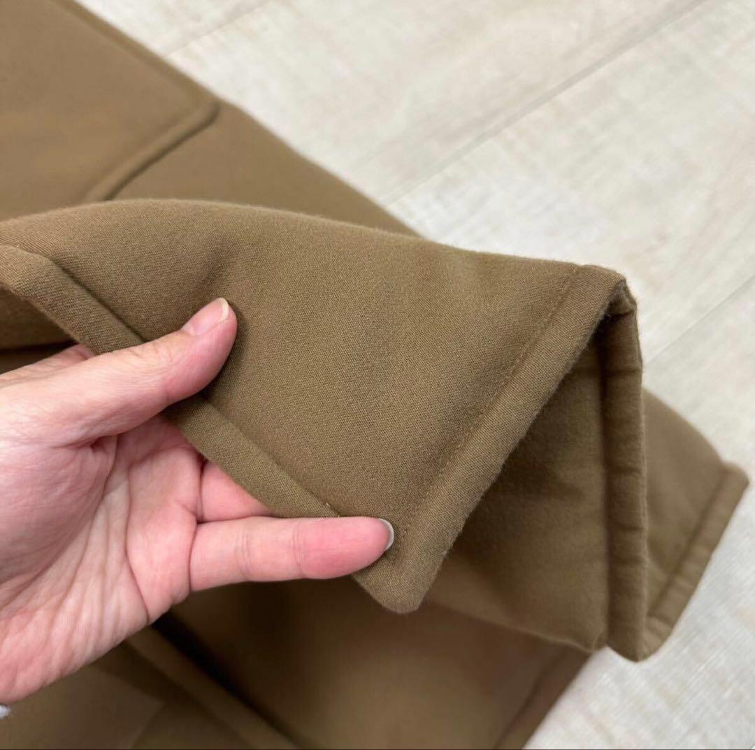 17aw 名作 コモリ ウール 中綿 ダッフル コート キャメル サイズ 1