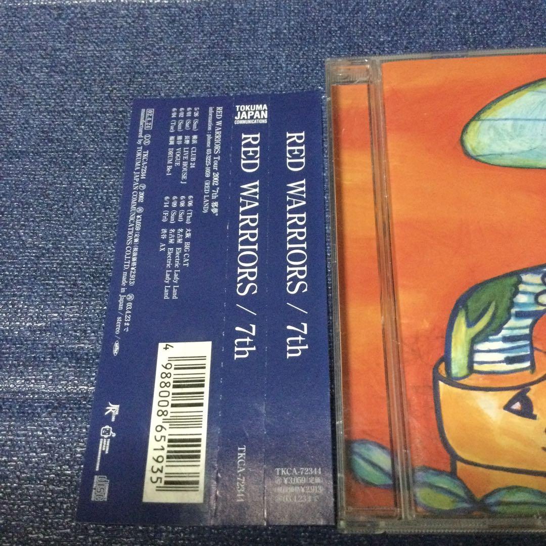 CD RED WARRIORS レッドウォーリアーズ .7th　帯付　オマケ二枚