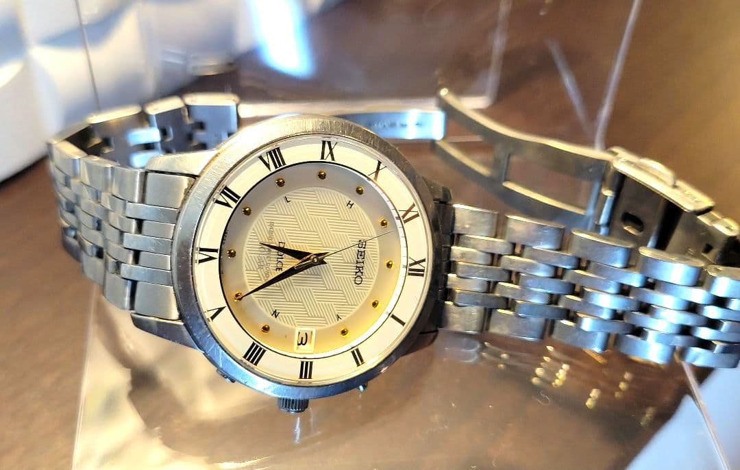SEIKO セイコー ドルチェ 7B22-0AJ0 メンズ時計 電波ソーラー