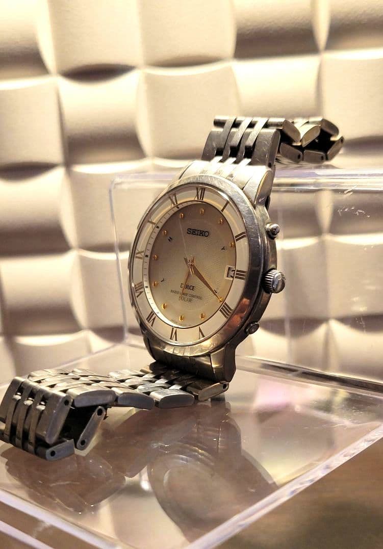 SEIKO セイコー ドルチェ 7B22-0AJ0 メンズ時計 電波ソーラー