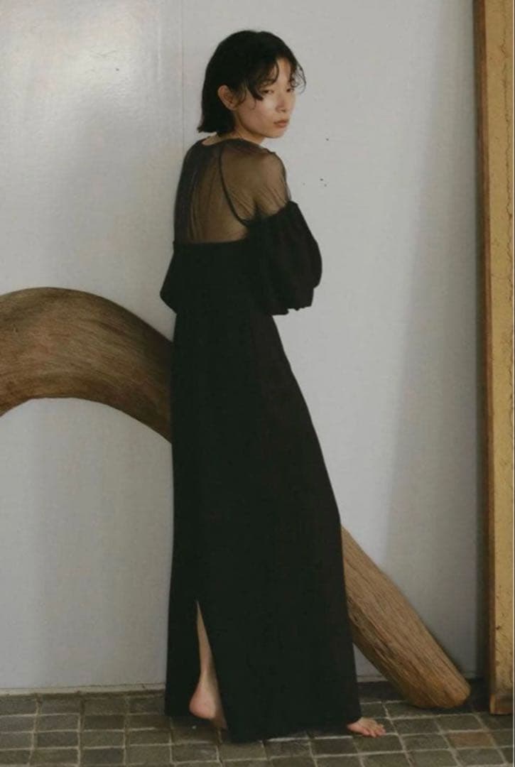 【M】Ameri SOUFFLE SLEEVE ETTE DRESS