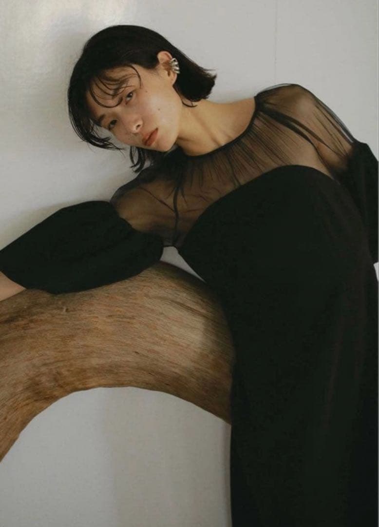 【M】Ameri SOUFFLE SLEEVE ETTE DRESS