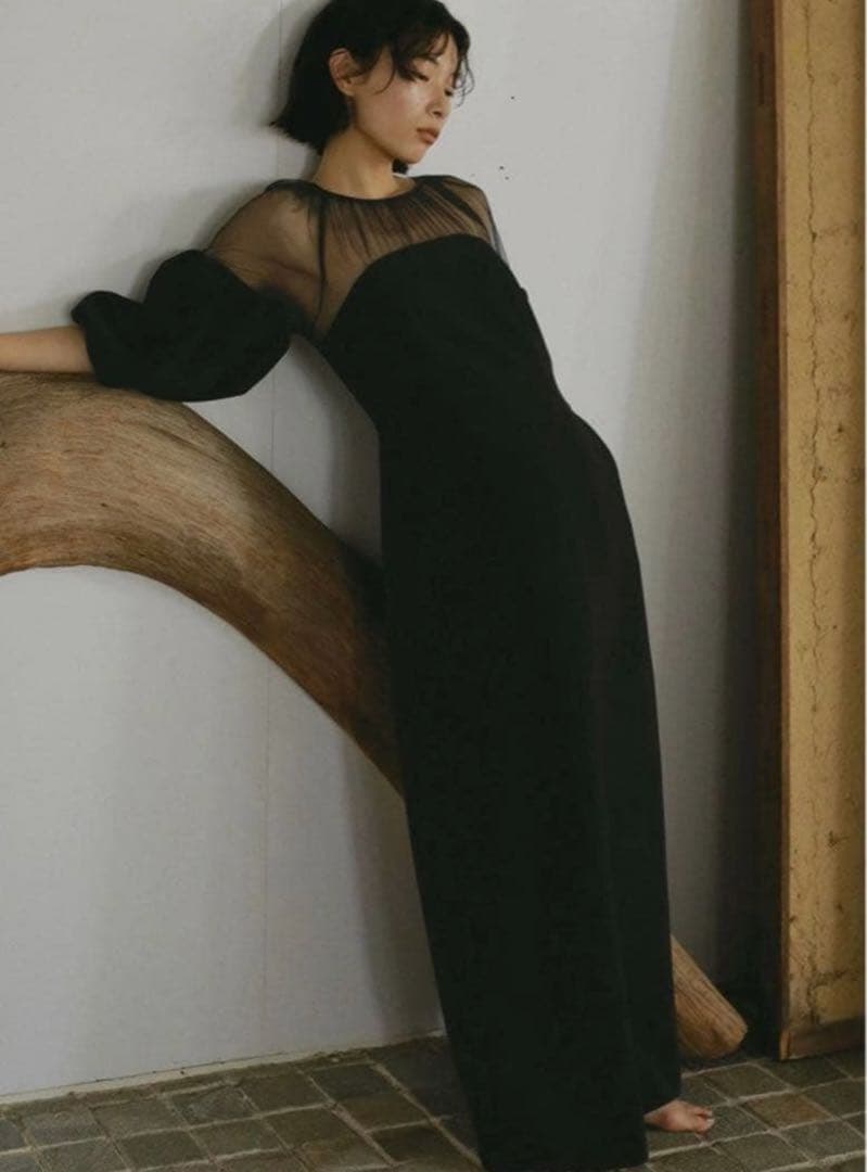 【M】Ameri SOUFFLE SLEEVE ETTE DRESS