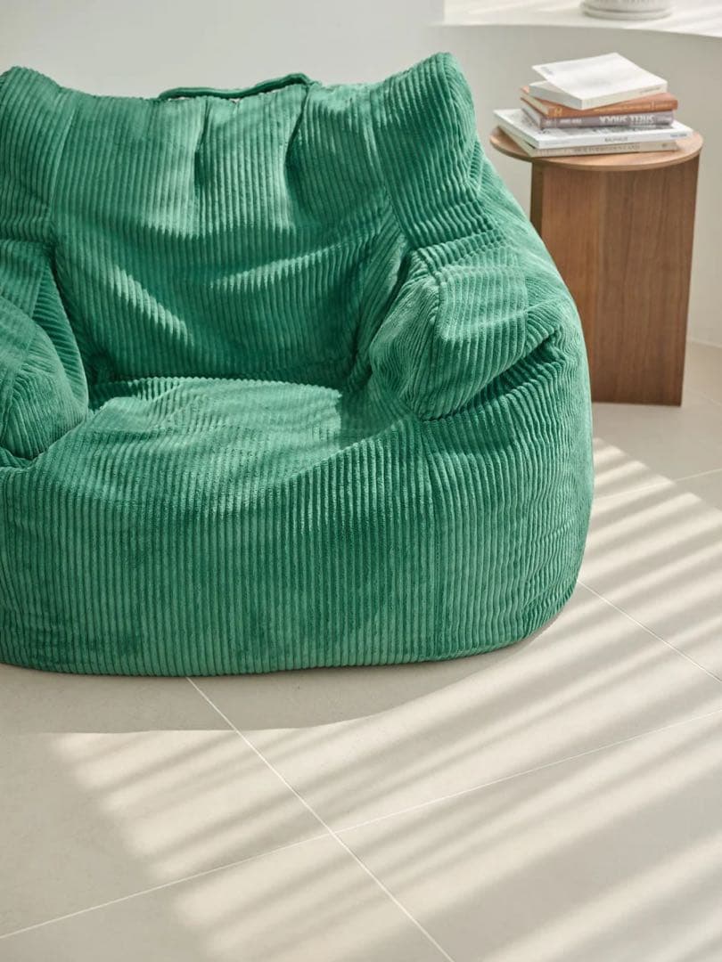 【ぴちょん♡】LOOSY ソファカバー グリーン 95x90x60cm