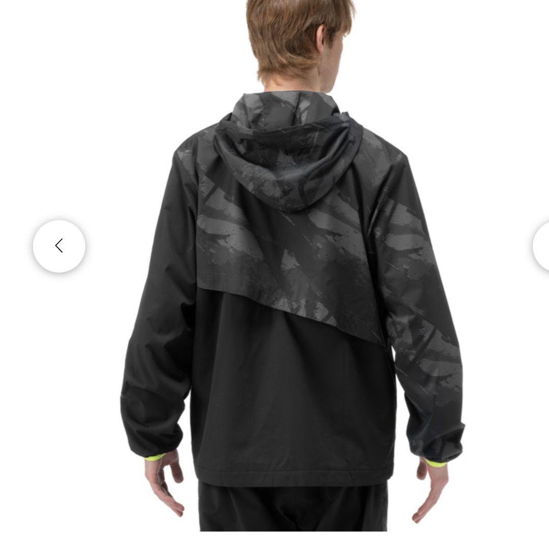 ヨネックス　裏地付きウィンドウォーマーパーカー Oサイズ 70103 ブラック