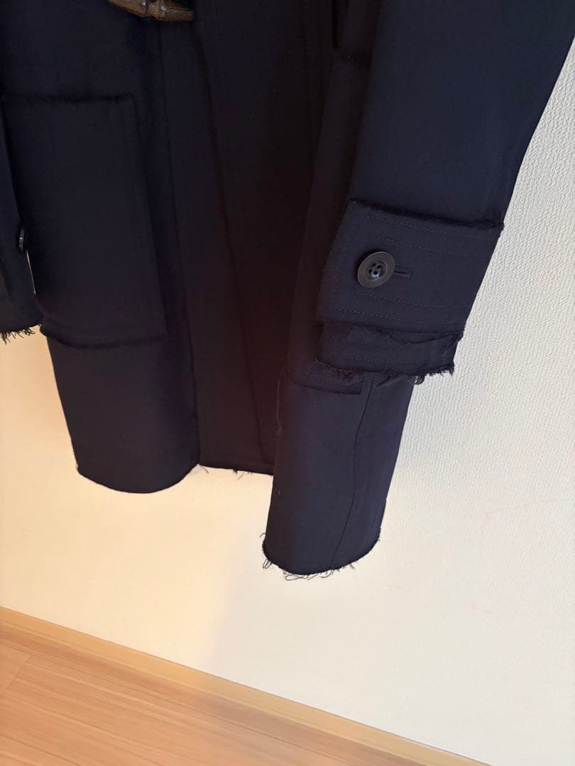 sacai サカイ　ダッフルコート　切りっぱなし　美品