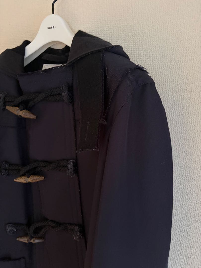 sacai サカイ　ダッフルコート　切りっぱなし　美品
