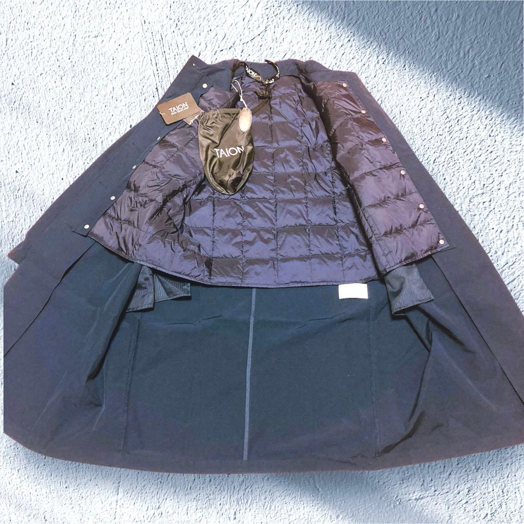 【新品未使用タグ付き】TAION CR バルカラーコート+ダウンジャケット　L