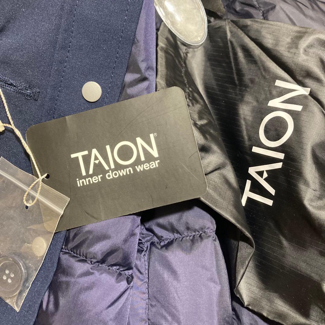 【新品未使用タグ付き】TAION CR バルカラーコート+ダウンジャケット　L