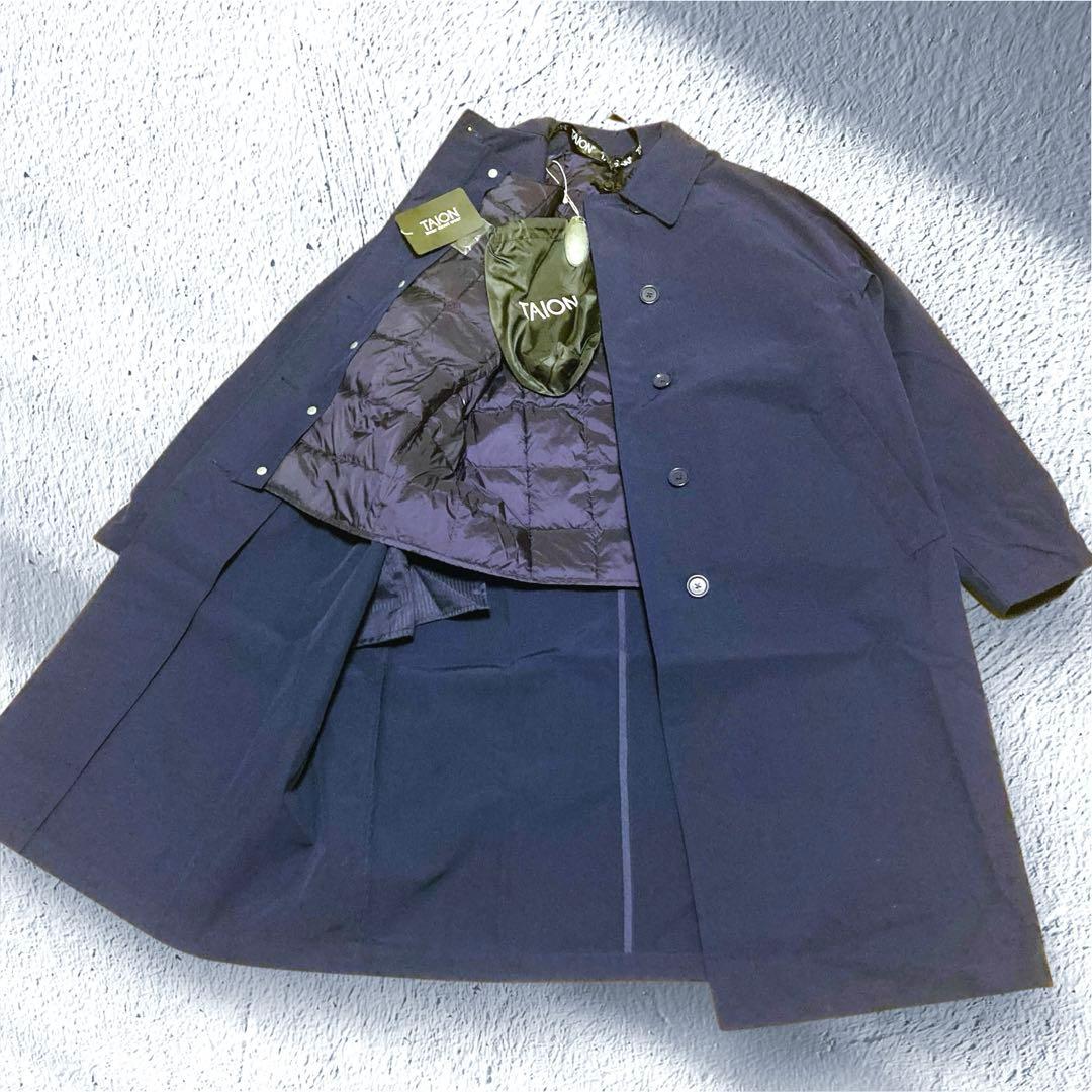 【新品未使用タグ付き】TAION CR バルカラーコート+ダウンジャケット　L